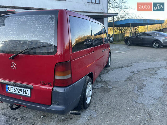 Красный Мерседес Вито, объемом двигателя 2.3 л и пробегом 500 тыс. км за 3750 $, фото 7 на Automoto.ua
