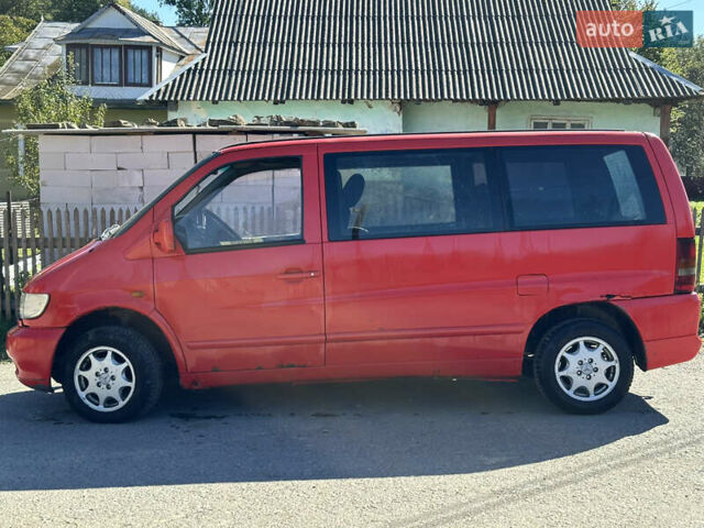 Червоний Мерседес Віто, об'ємом двигуна 2.2 л та пробігом 450 тис. км за 2200 $, фото 1 на Automoto.ua