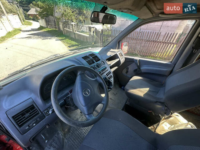 Червоний Мерседес Віто, об'ємом двигуна 2.2 л та пробігом 450 тис. км за 2200 $, фото 9 на Automoto.ua