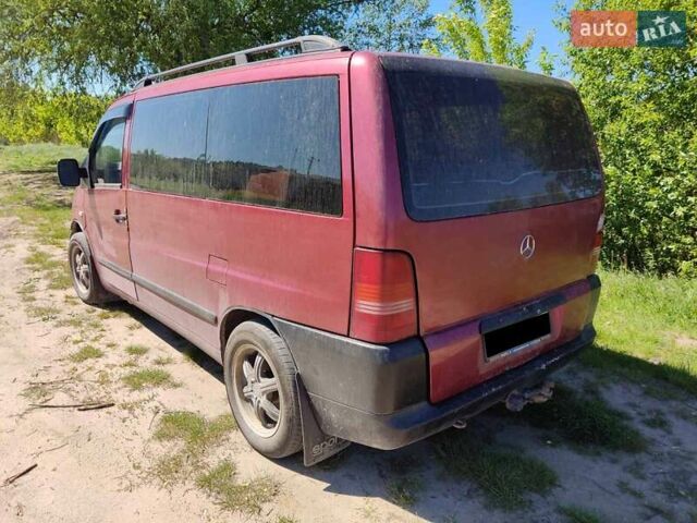 Червоний Мерседес Віто, об'ємом двигуна 2.3 л та пробігом 383 тис. км за 3999 $, фото 4 на Automoto.ua