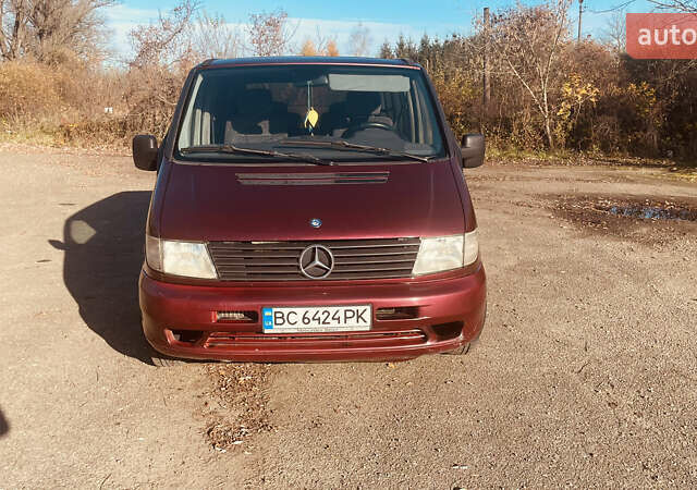Красный Мерседес Вито, объемом двигателя 2.3 л и пробегом 999 тыс. км за 3000 $, фото 6 на Automoto.ua