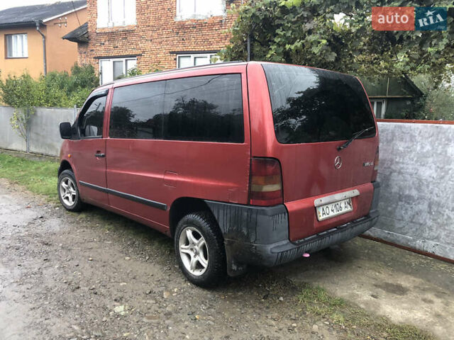 Червоний Мерседес Віто, об'ємом двигуна 2.15 л та пробігом 1 тис. км за 2900 $, фото 1 на Automoto.ua