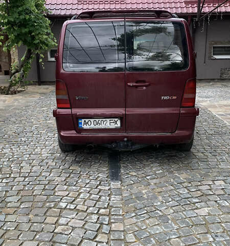 Червоний Мерседес Віто, об'ємом двигуна 2.15 л та пробігом 230 тис. км за 4500 $, фото 1 на Automoto.ua