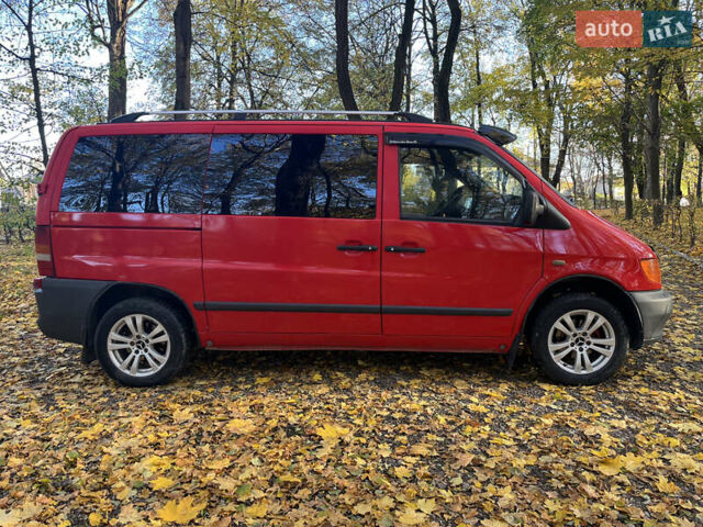 Мерседес Вито 2000 в Хотине на Automoto.ua Красный Мерседес Вито, объемом двигателя 2.15 л и пробегом 400 тыс. км за 4800 $, фото 3 на Automoto.ua