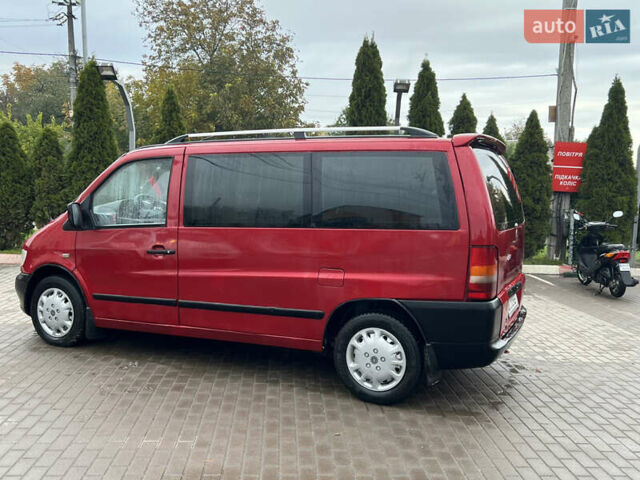 Красный Мерседес Вито, объемом двигателя 2.15 л и пробегом 350 тыс. км за 3950 $, фото 10 на Automoto.ua