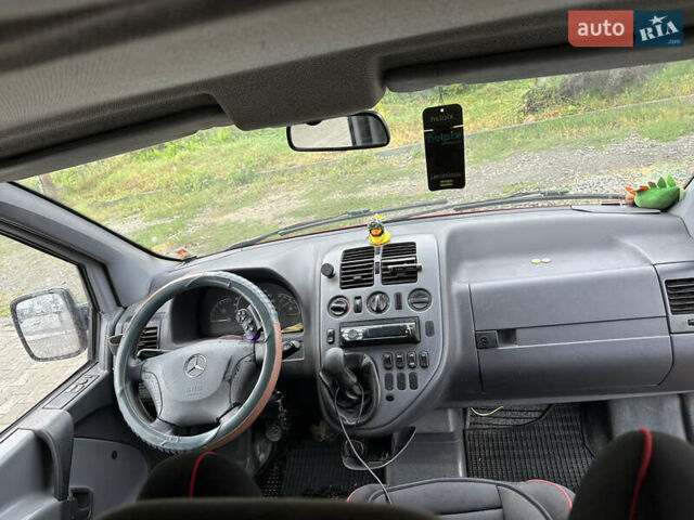 Красный Мерседес Вито, объемом двигателя 2.15 л и пробегом 195 тыс. км за 5500 $, фото 9 на Automoto.ua