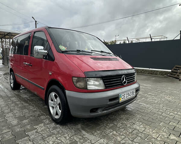 Красный Мерседес Вито, объемом двигателя 2.15 л и пробегом 195 тыс. км за 5500 $, фото 6 на Automoto.ua