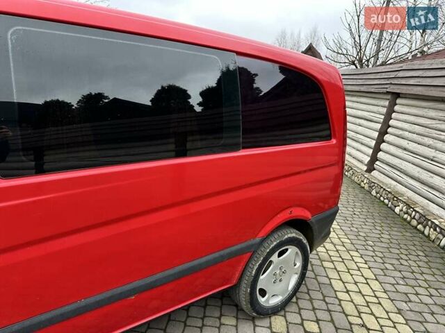 Червоний Мерседес Віто, об'ємом двигуна 2.15 л та пробігом 350 тис. км за 4950 $, фото 10 на Automoto.ua