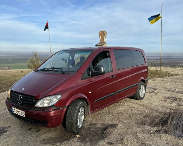 Красный Мерседес Вито, объемом двигателя 2.15 л и пробегом 450 тыс. км за 4150 $, фото 6 на Automoto.ua