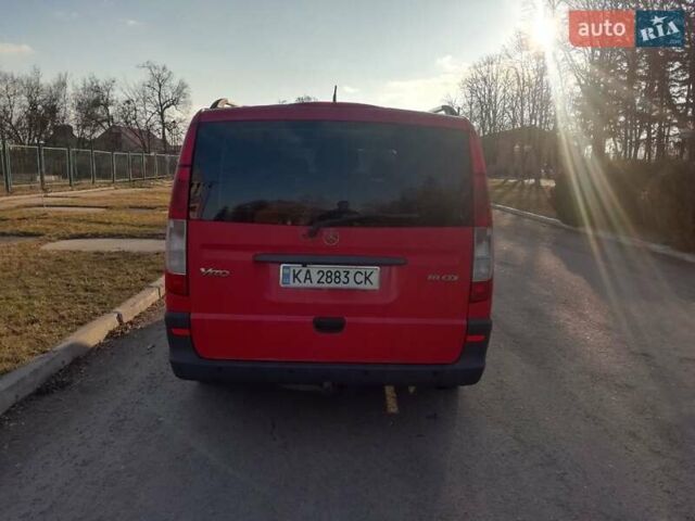 Червоний Мерседес Віто, об'ємом двигуна 2.1 л та пробігом 318 тис. км за 6700 $, фото 3 на Automoto.ua