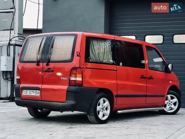 Красный Мерседес Вито, объемом двигателя 2.15 л и пробегом 202 тыс. км за 4999 $, фото 15 на Automoto.ua