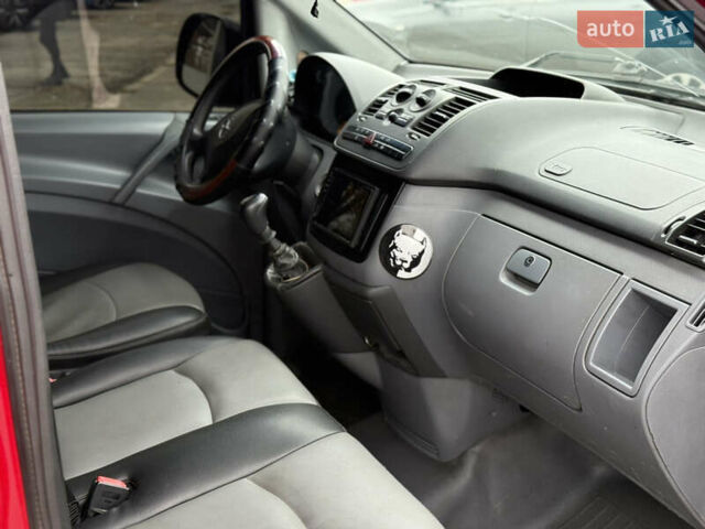 Красный Мерседес Вито, объемом двигателя 2.15 л и пробегом 550 тыс. км за 6000 $, фото 8 на Automoto.ua