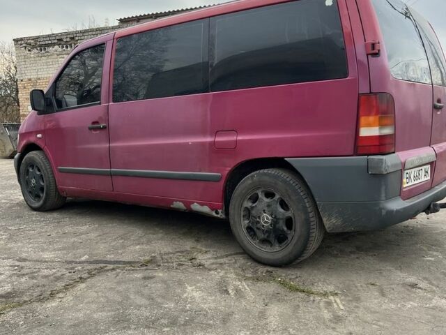 Червоний Мерседес Віто, об'ємом двигуна 2.1 л та пробігом 370 тис. км за 3500 $, фото 3 на Automoto.ua