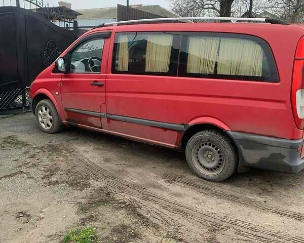 Красный Мерседес Вито, объемом двигателя 2.15 л и пробегом 238 тыс. км за 6200 $, фото 10 на Automoto.ua