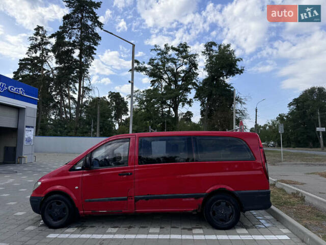 Червоний Мерседес Віто, об'ємом двигуна 2.15 л та пробігом 159 тис. км за 3750 $, фото 6 на Automoto.ua