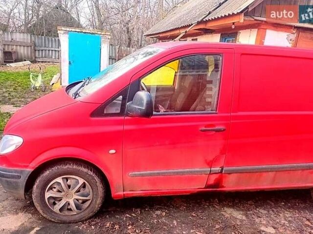 Червоний Мерседес Віто, об'ємом двигуна 2.1 л та пробігом 250 тис. км за 4350 $, фото 2 на Automoto.ua
