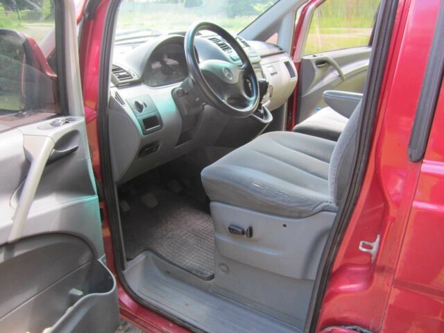 Красный Мерседес Вито, объемом двигателя 2.1 л и пробегом 415 тыс. км за 5600 $, фото 8 на Automoto.ua