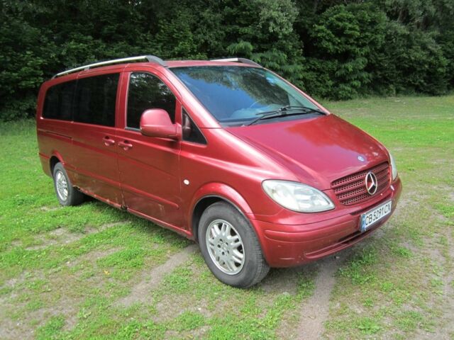 Красный Мерседес Вито, объемом двигателя 2.1 л и пробегом 415 тыс. км за 5600 $, фото 6 на Automoto.ua