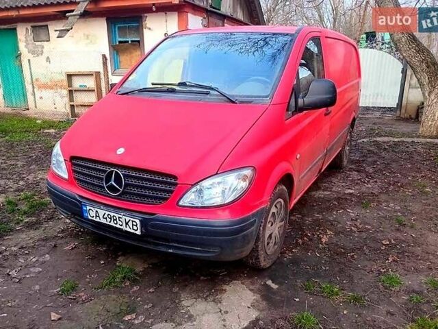 Червоний Мерседес Віто, об'ємом двигуна 2.1 л та пробігом 250 тис. км за 4350 $, фото 6 на Automoto.ua