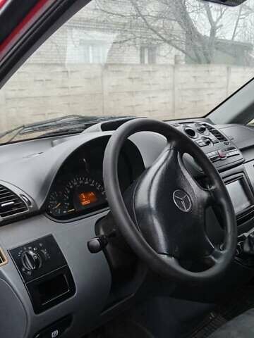 Красный Мерседес Вито, объемом двигателя 2.15 л и пробегом 334 тыс. км за 6200 $, фото 8 на Automoto.ua