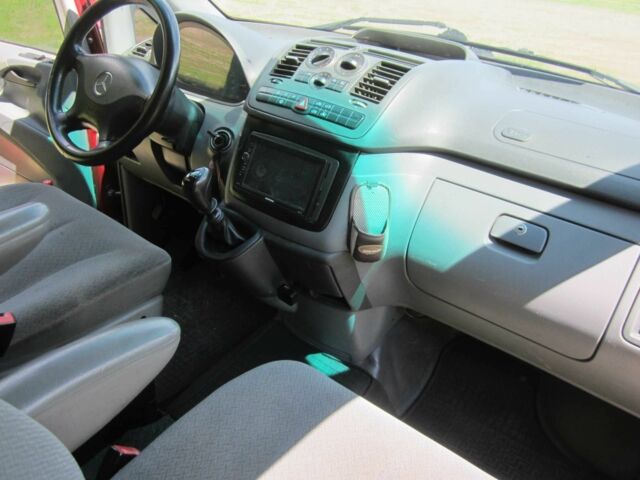 Красный Мерседес Вито, объемом двигателя 2.1 л и пробегом 415 тыс. км за 5600 $, фото 19 на Automoto.ua