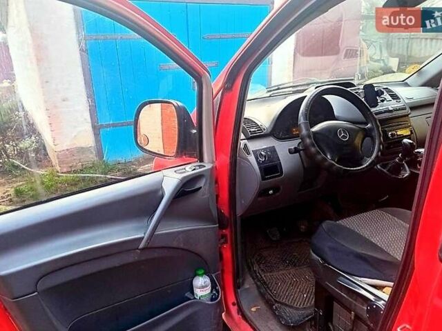 Червоний Мерседес Віто, об'ємом двигуна 2.1 л та пробігом 250 тис. км за 4350 $, фото 4 на Automoto.ua