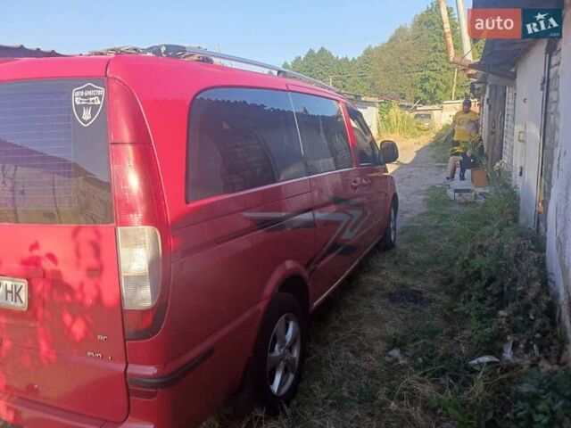 Червоний Мерседес Віто, об'ємом двигуна 2.2 л та пробігом 309 тис. км за 7500 $, фото 2 на Automoto.ua
