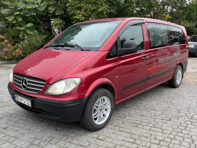 Красный Мерседес Вито, объемом двигателя 2.1 л и пробегом 360 тыс. км за 6500 $, фото 9 на Automoto.ua