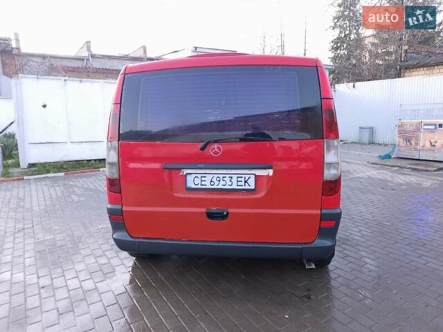 Красный Мерседес Вито, объемом двигателя 2.15 л и пробегом 420 тыс. км за 4400 $, фото 10 на Automoto.ua