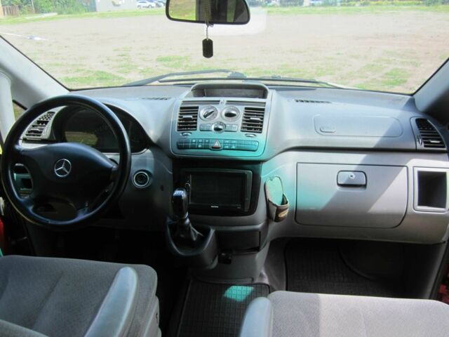 Красный Мерседес Вито, объемом двигателя 2.1 л и пробегом 415 тыс. км за 5600 $, фото 11 на Automoto.ua