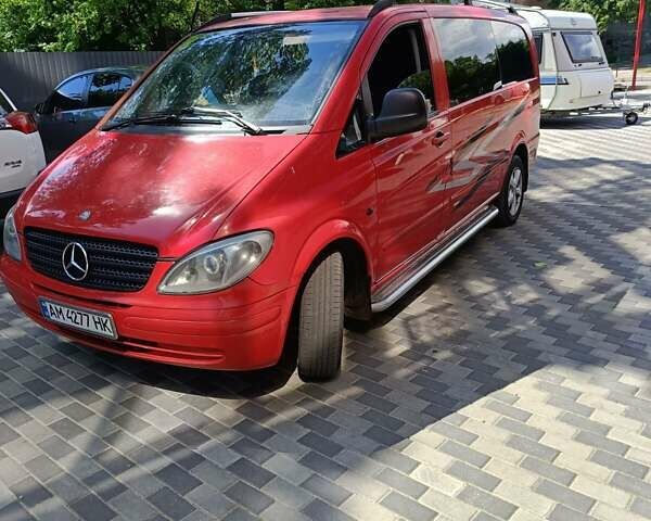 Червоний Мерседес Віто, об'ємом двигуна 2.2 л та пробігом 309 тис. км за 7500 $, фото 5 на Automoto.ua