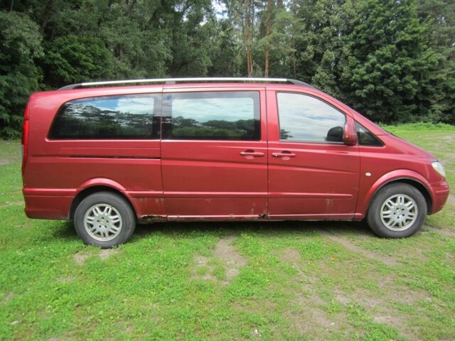 Красный Мерседес Вито, объемом двигателя 2.1 л и пробегом 415 тыс. км за 5600 $, фото 5 на Automoto.ua