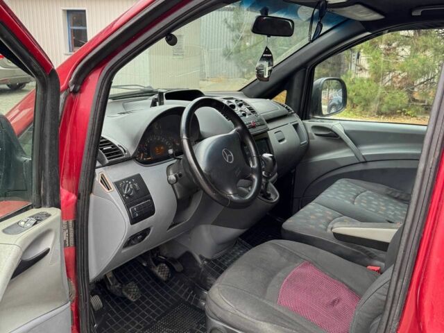 Красный Мерседес Вито, объемом двигателя 2.1 л и пробегом 360 тыс. км за 6500 $, фото 16 на Automoto.ua