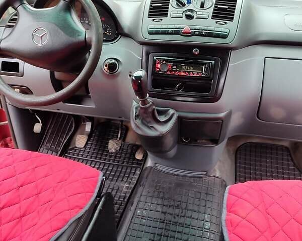 Червоний Мерседес Віто, об'ємом двигуна 2.15 л та пробігом 375 тис. км за 5450 $, фото 8 на Automoto.ua