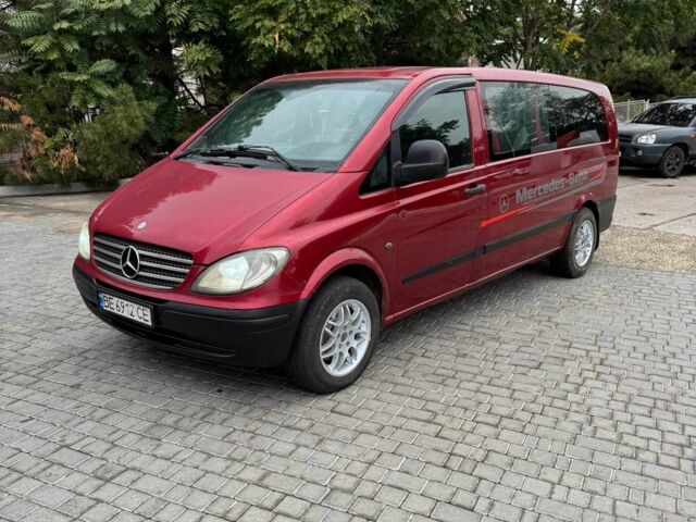 Красный Мерседес Вито, объемом двигателя 2.1 л и пробегом 360 тыс. км за 6500 $, фото 8 на Automoto.ua