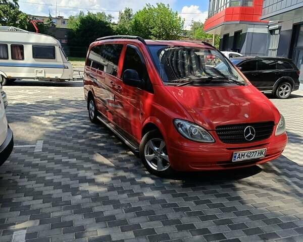 Червоний Мерседес Віто, об'ємом двигуна 2.2 л та пробігом 309 тис. км за 7500 $, фото 6 на Automoto.ua