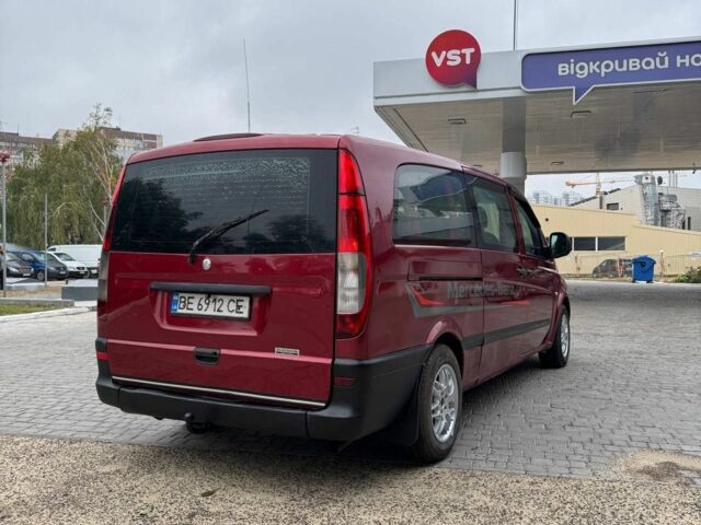 Красный Мерседес Вито, объемом двигателя 2.1 л и пробегом 360 тыс. км за 6500 $, фото 11 на Automoto.ua