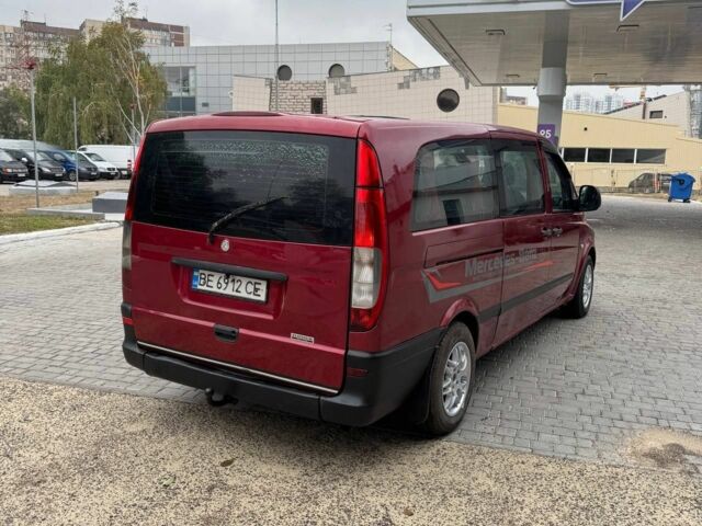 Красный Мерседес Вито, объемом двигателя 2.1 л и пробегом 360 тыс. км за 6500 $, фото 3 на Automoto.ua