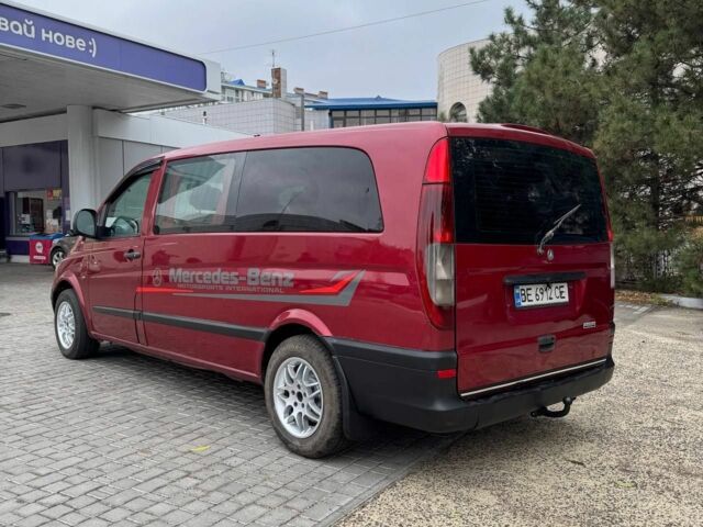 Красный Мерседес Вито, объемом двигателя 2.1 л и пробегом 360 тыс. км за 6500 $, фото 6 на Automoto.ua