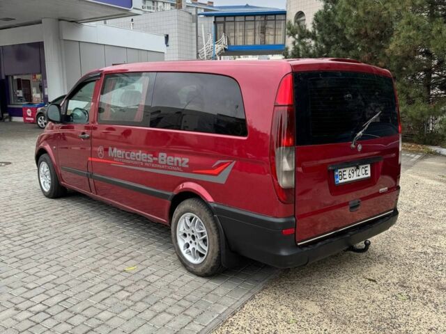 Красный Мерседес Вито, объемом двигателя 2.1 л и пробегом 360 тыс. км за 6500 $, фото 5 на Automoto.ua