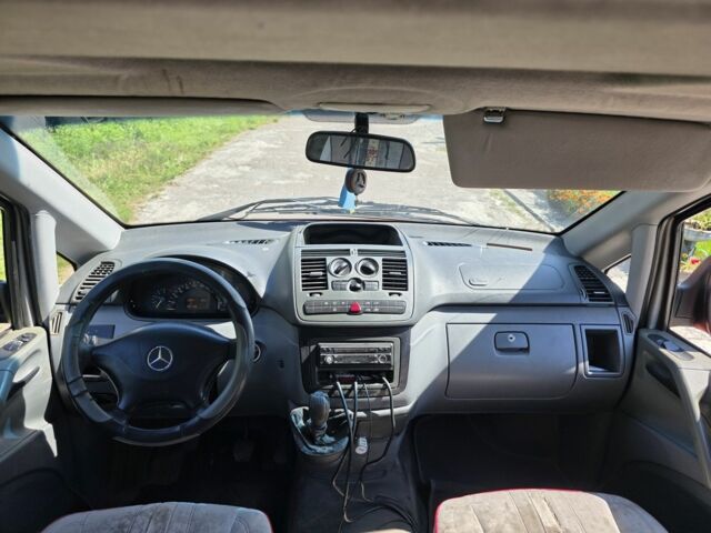 Красный Мерседес Вито, объемом двигателя 2.1 л и пробегом 380 тыс. км за 3600 $, фото 6 на Automoto.ua