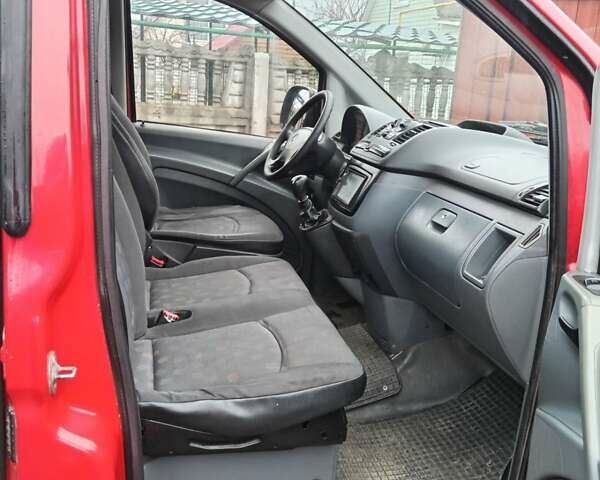 Красный Мерседес Вито, объемом двигателя 2.15 л и пробегом 334 тыс. км за 6200 $, фото 7 на Automoto.ua