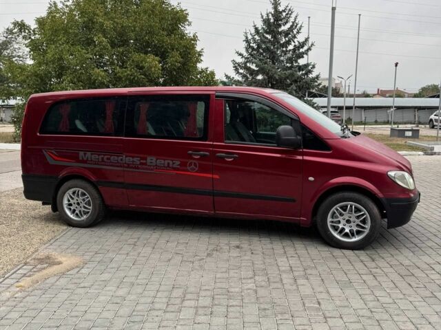 Красный Мерседес Вито, объемом двигателя 2.1 л и пробегом 360 тыс. км за 6500 $, фото 2 на Automoto.ua