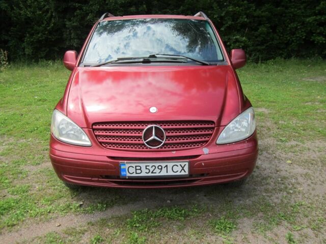 Красный Мерседес Вито, объемом двигателя 2.1 л и пробегом 415 тыс. км за 5600 $, фото 7 на Automoto.ua