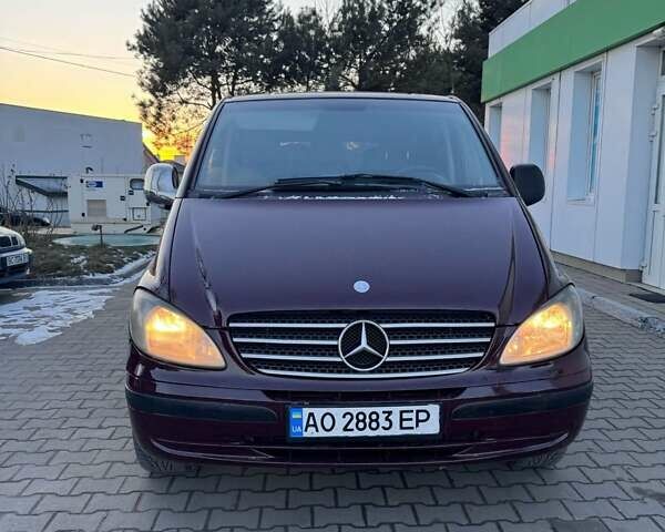 Красный Мерседес Вито, объемом двигателя 2.2 л и пробегом 316 тыс. км за 5800 $, фото 3 на Automoto.ua