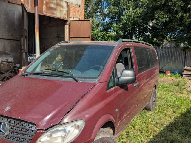Красный Мерседес Вито, объемом двигателя 2.1 л и пробегом 500 тыс. км за 4700 $, фото 7 на Automoto.ua