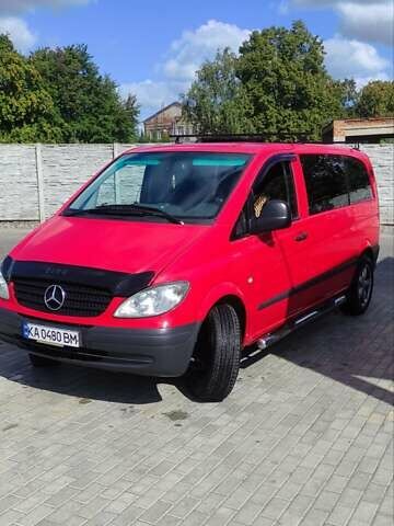Красный Мерседес Вито, объемом двигателя 2.15 л и пробегом 235 тыс. км за 7800 $, фото 8 на Automoto.ua