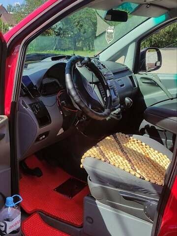 Красный Мерседес Вито, объемом двигателя 2.15 л и пробегом 235 тыс. км за 7800 $, фото 5 на Automoto.ua