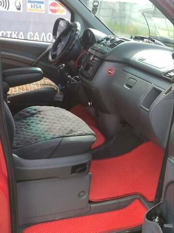 Красный Мерседес Вито, объемом двигателя 2.15 л и пробегом 235 тыс. км за 7800 $, фото 2 на Automoto.ua