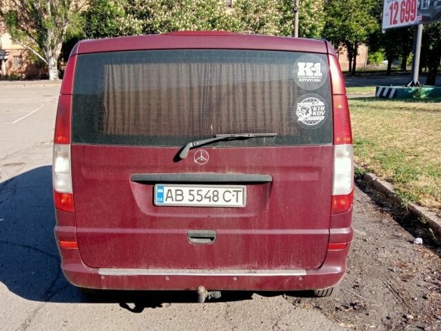Красный Мерседес Вито, объемом двигателя 2.1 л и пробегом 343 тыс. км за 7900 $, фото 5 на Automoto.ua